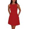 imagePRETTYGARDEN Womens Formal Short Dresses 2026 Summer Sleeveless Boat Neck A Line Elegant Mini Cocktail Party Dress