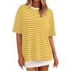 Yellow White Striped