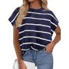Striped Navy White