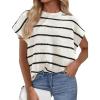 Striped White Black
