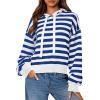 Striped Blue White