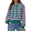 Striped Pink Green