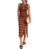 Striped Brown Black