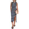 Striped Navy White
