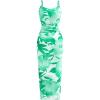 Floral White Light Green