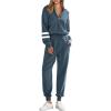 Striped Grey Blue