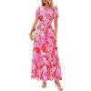 Floral Rose Red