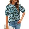 Floral Blue Yellow