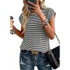 Striped Black White