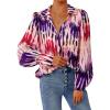 Purple Red Floral