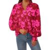 Red Big Floral