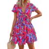Floral Rose Red