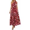 Wine Red Print