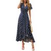 Dot Navy White