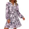 Leopard Purple Black