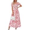 Floral White Red