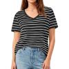 Striped Black White