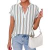 Striped White Red Brown