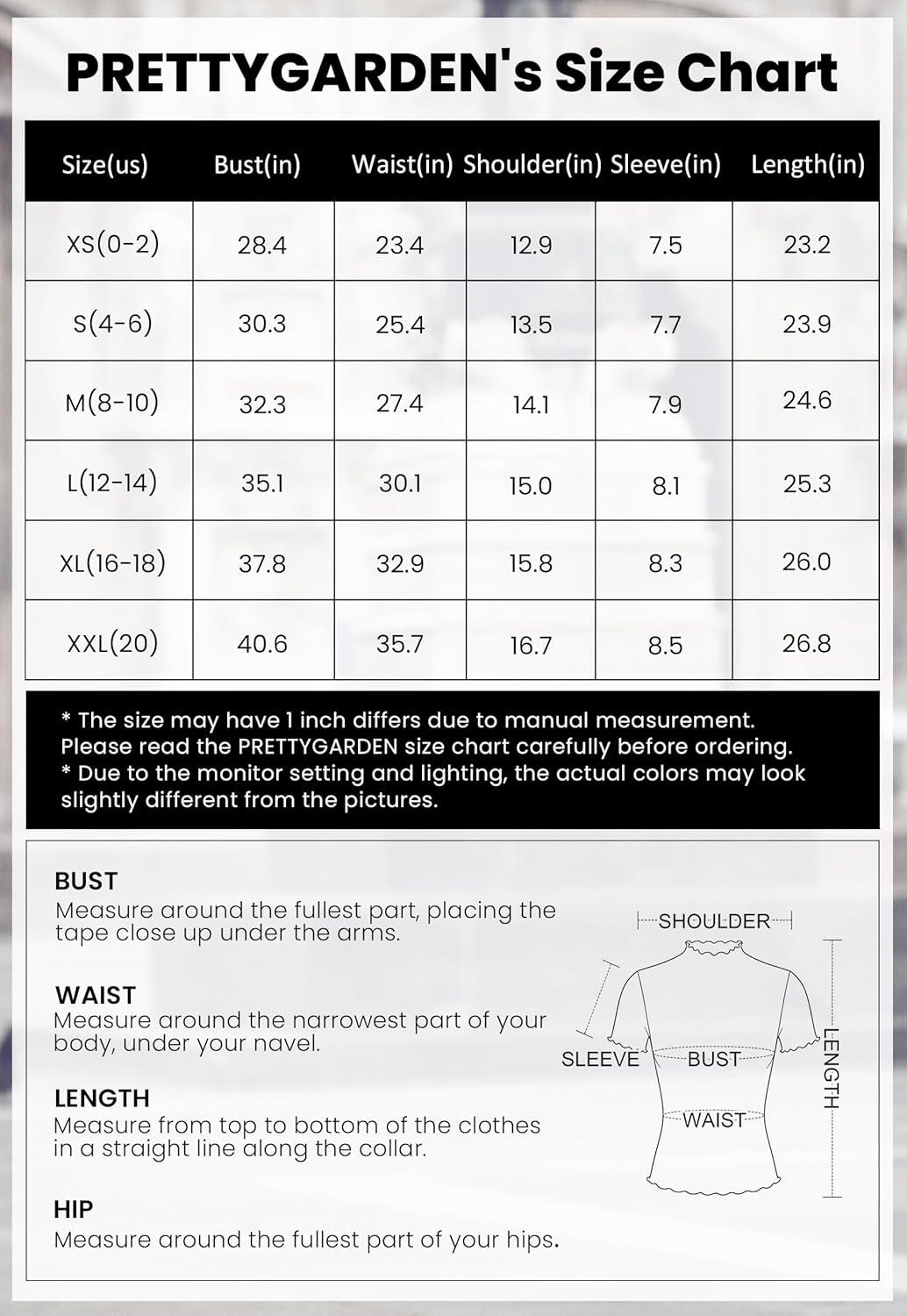 imagePRETTYGARDEN Short Sleeve T Shirts for Women Summer Clothes 2026 Casual Spring Tops Ruffle Mock Neck Ribbed Fitted Basic TeesBurgundy