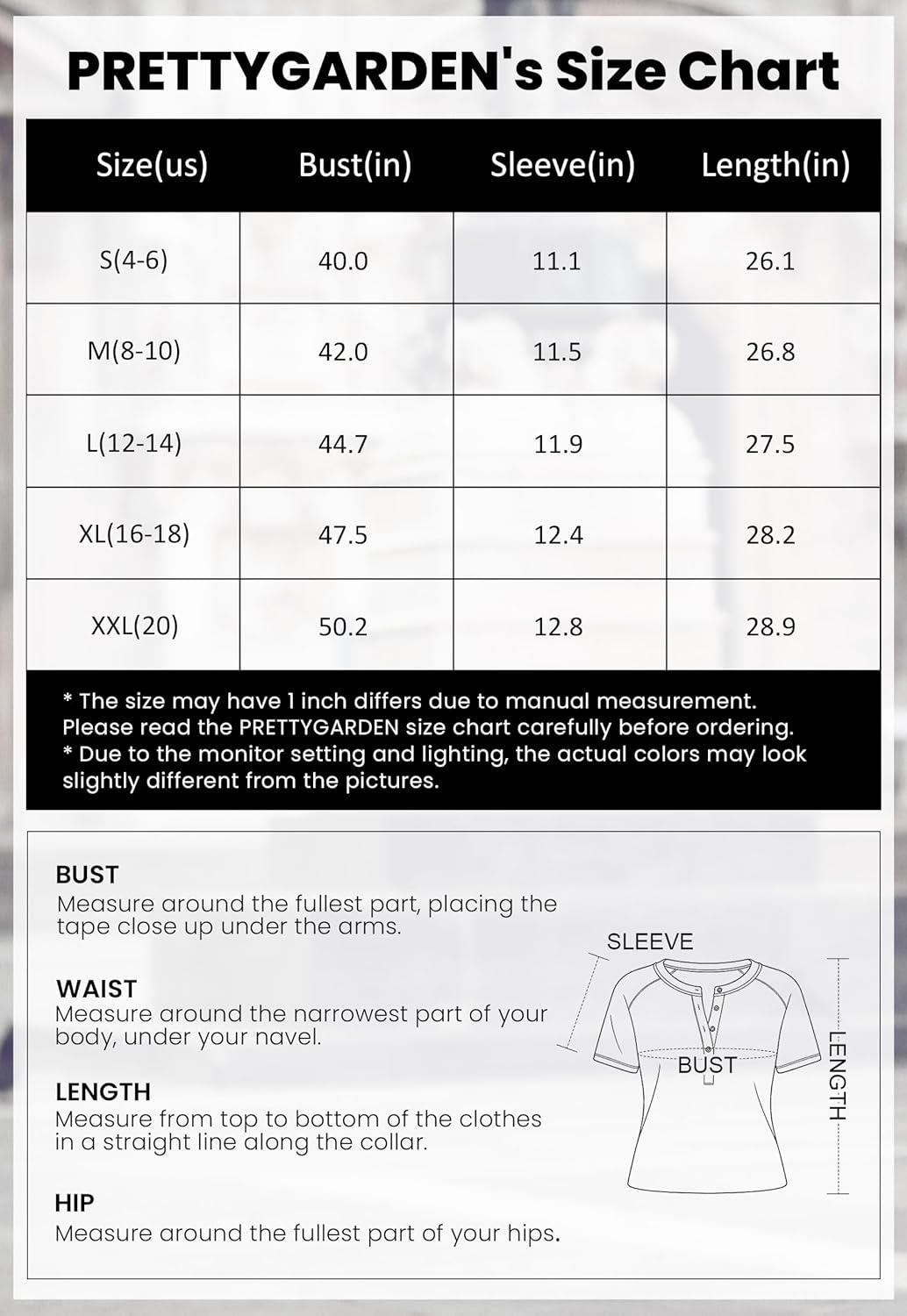 imagePRETTYGARDEN Waffle Knit Tops for Women Short Sleeve Henley Shirts 2026 Summer Blouses Dressy Casual Spring Fashion ClothesRed