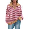 Striped Red White