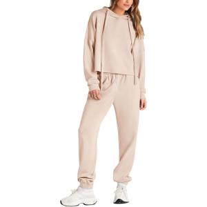 PRETTYGARDEN Womens Fall Two Piece Outfits Sweatsuits Set Long Sleeve Hoodies Sweatshirt Pullover Sweatpants Y2K Tracksuits
