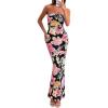 Floral Black Multicolored