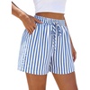 Striped Blue