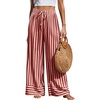 Striped Brick Red