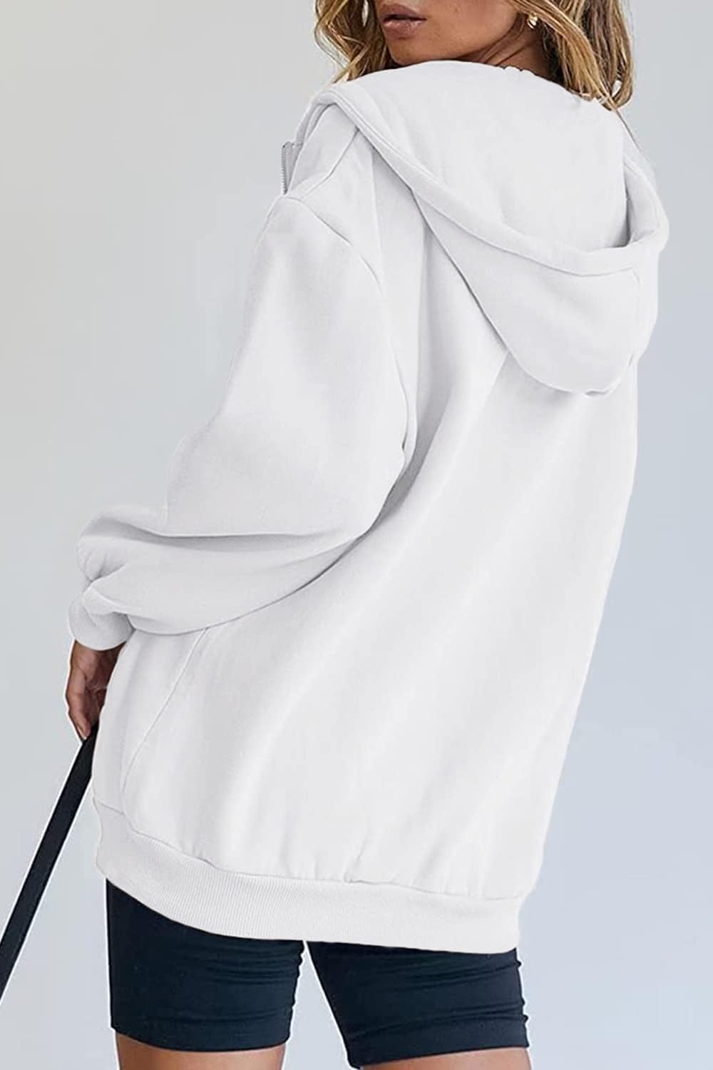 image:imagePRETTYGARDEN Womens 2026 Spring Zip Up Y2K Hoodies Casual Long Sleeve Sweatshirts Fall Winter Track Jackets with PocketsWhite