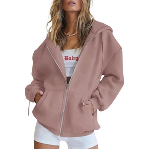 PRETTYGARDEN Women’s 2026 Spring Zip Up Y2K Hoodies Casual Long Sleeve Sweatshirts Fall Winter Track Jackets with Pockets(Nutmeg)