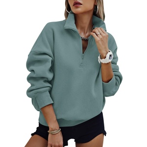 PRETTYGARDEN Womens Half Zip Oversized Sweatshirts Fleece Hoodies 2026 Trendy Long Sleeve Pullover Tops Y2k Fall Outfits(Blue Green)