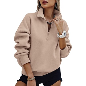 PRETTYGARDEN Womens Half Zip Oversized Sweatshirts Fleece Hoodies 2026 Trendy Long Sleeve Pullover Tops Y2k Fall Outfits(Light Coffee)