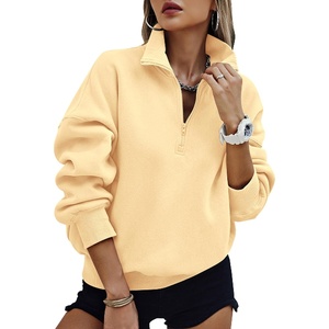 PRETTYGARDEN Womens Half Zip Oversized Sweatshirts Fleece Hoodies 2026 Trendy Long Sleeve Pullover Tops Y2k Fall Outfits(Yellow)