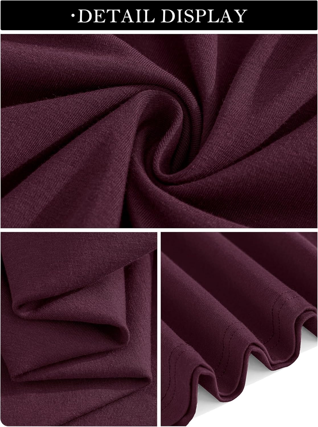 image:imagePRETTYGARDEN Summer Short Sleeve Polo Shirts for Women Collared V Neck Work Dressy Tops Knit Loose Business Casual OutfitsBurgundy
