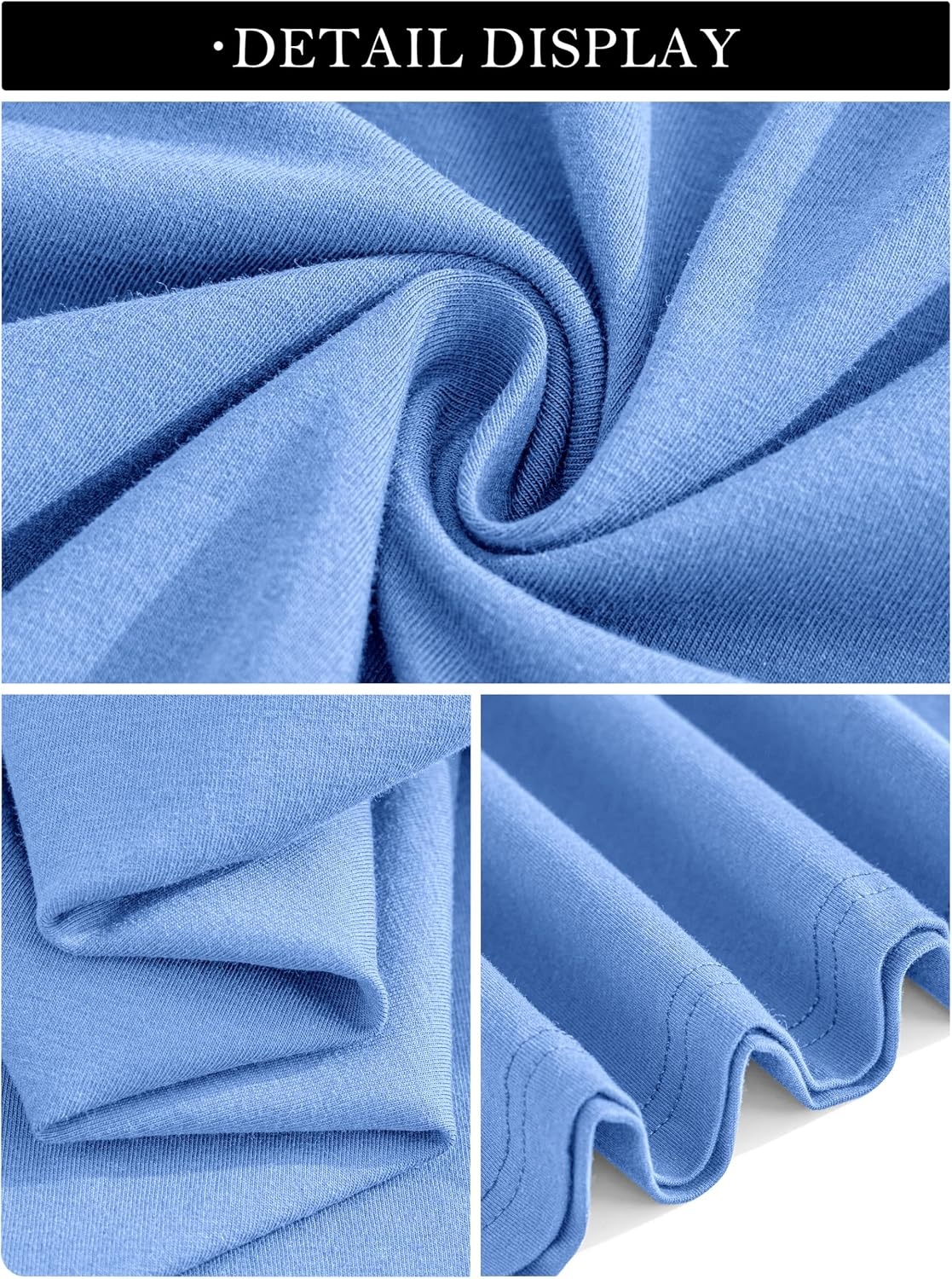 image:imagePRETTYGARDEN Summer Short Sleeve Polo Shirts for Women Collared V Neck Work Dressy Tops Knit Loose Business Casual OutfitsSky Blue