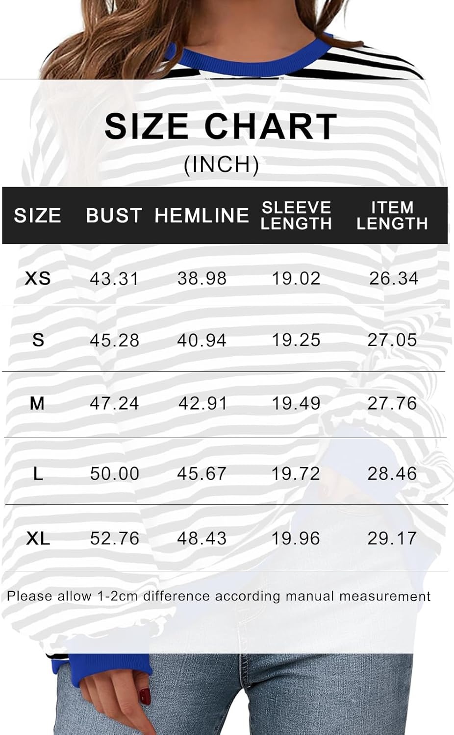 image:imagePRETTYGARDEN Womens Striped Oversized Sweatshirt Lightweight Fall Clothes Stitching Crew Neck Sweatshirts Women Long Sleeve Casual Loose Pullover Top Color Block Y2K Outfits Fashion ClothingGreen White