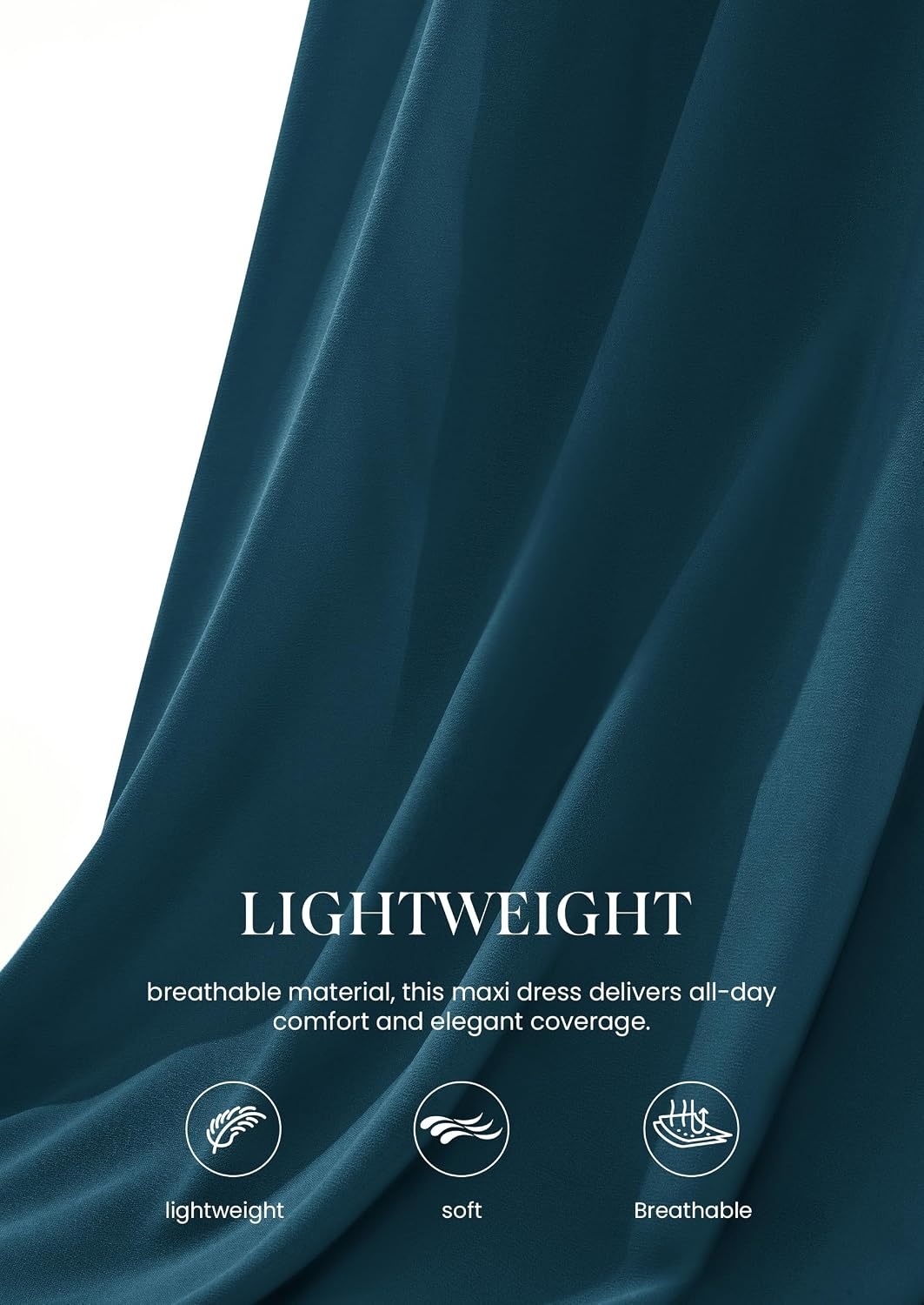 image:imagePRETTYGARDEN Womens Summer Wedding Guest Halter Maxi Dresses Long Flowy Asymmetrical Sundress Elegant Evening Dinner Party Dress Pockets Beach Vacation Outfits Spring Resort WearLake Blue