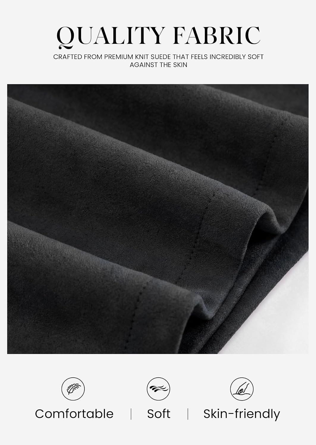 image:imagePRETTYGARDEN Womens Fall High Waisted Mini Skirts Soft Knit Faux Suede Asymmetrical Wrap Front Skirt Shorts Cute Y2k Clothes Casual Club Party Outfits Trendy Winter WearBlack