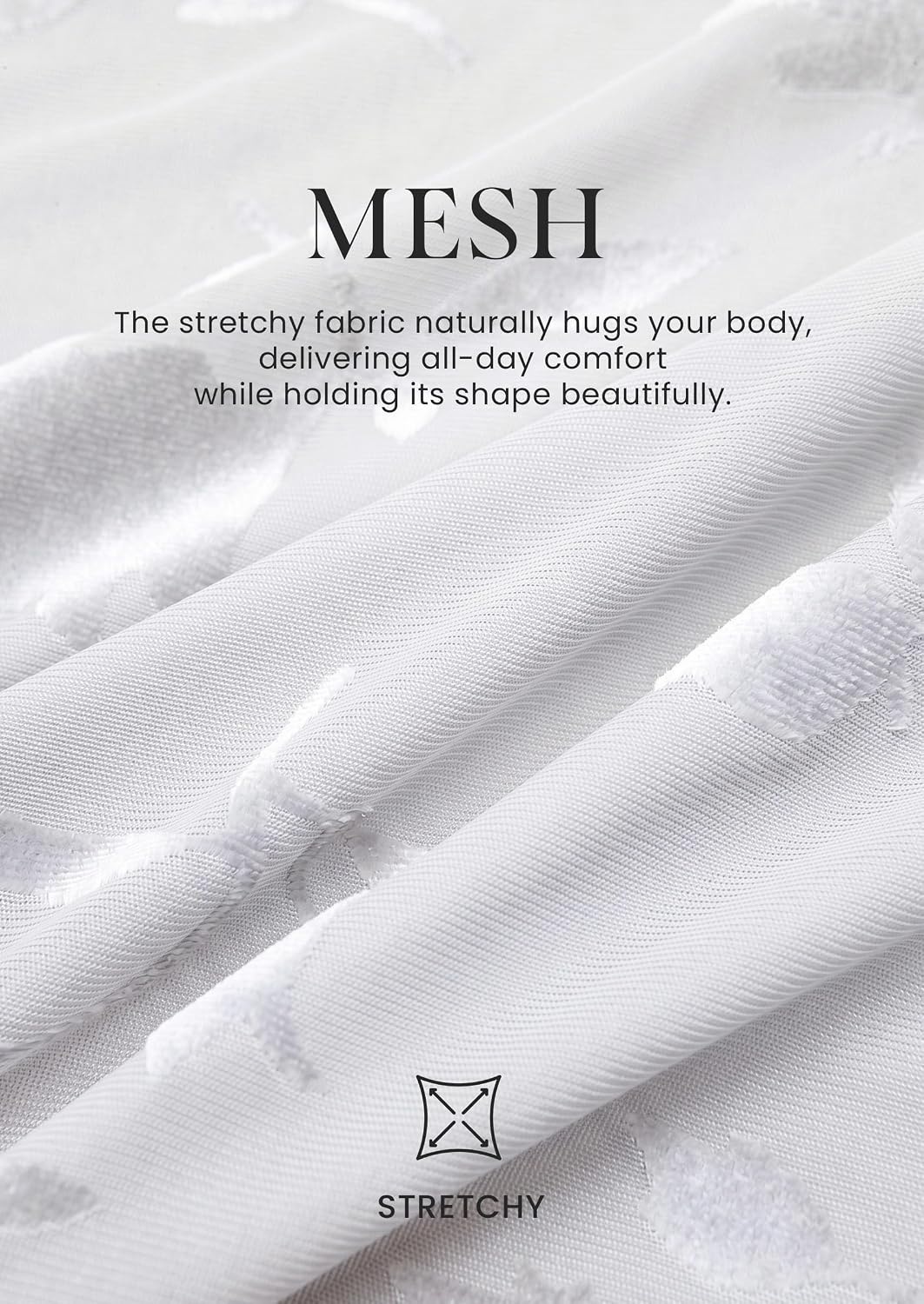 image:imagePRETTYGARDEN Womens Floral Maxi Fall Wedding Guest Dress Lightweight Stretchy Mesh Long Bell Sleeves Bodycon Mermaid Fit Elegant Dresses for Cocktail Holiday Party Formal EventsWhite