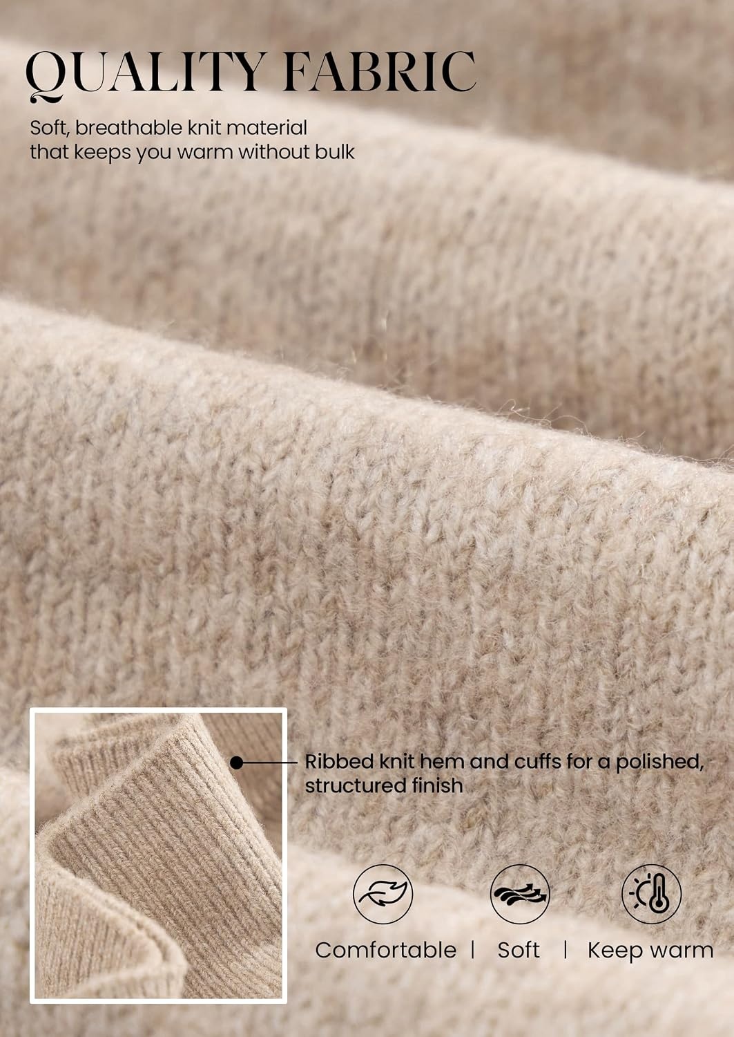 image:imagePRETTYGARDEN V Neck Wrap Sweaters for Women Fall Outifts Pullover Long Sleeve Knit TopsCross V Neck with Hidden SnapTie WaistCozy Warm Winter Clothes for WorkTravelVacationGoing OutKhaki