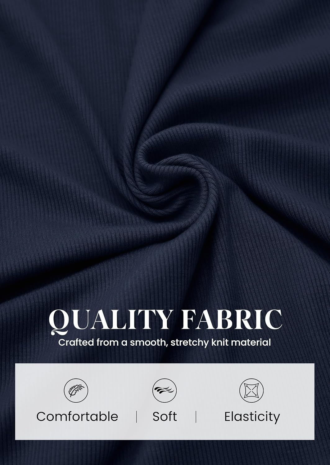 image:imagePRETTYGARDEN Womens Tops Dressy Long Sleeve V Neck Blouses Ribbed Knit Wrap Top Asymmetrical Hem Ruched Elegant Shirts for Work Date Night Cocktail Party Fall Clothes Deco BuckleNavy Blue