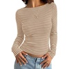 Striped Beige Brown