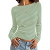Striped Beige Green