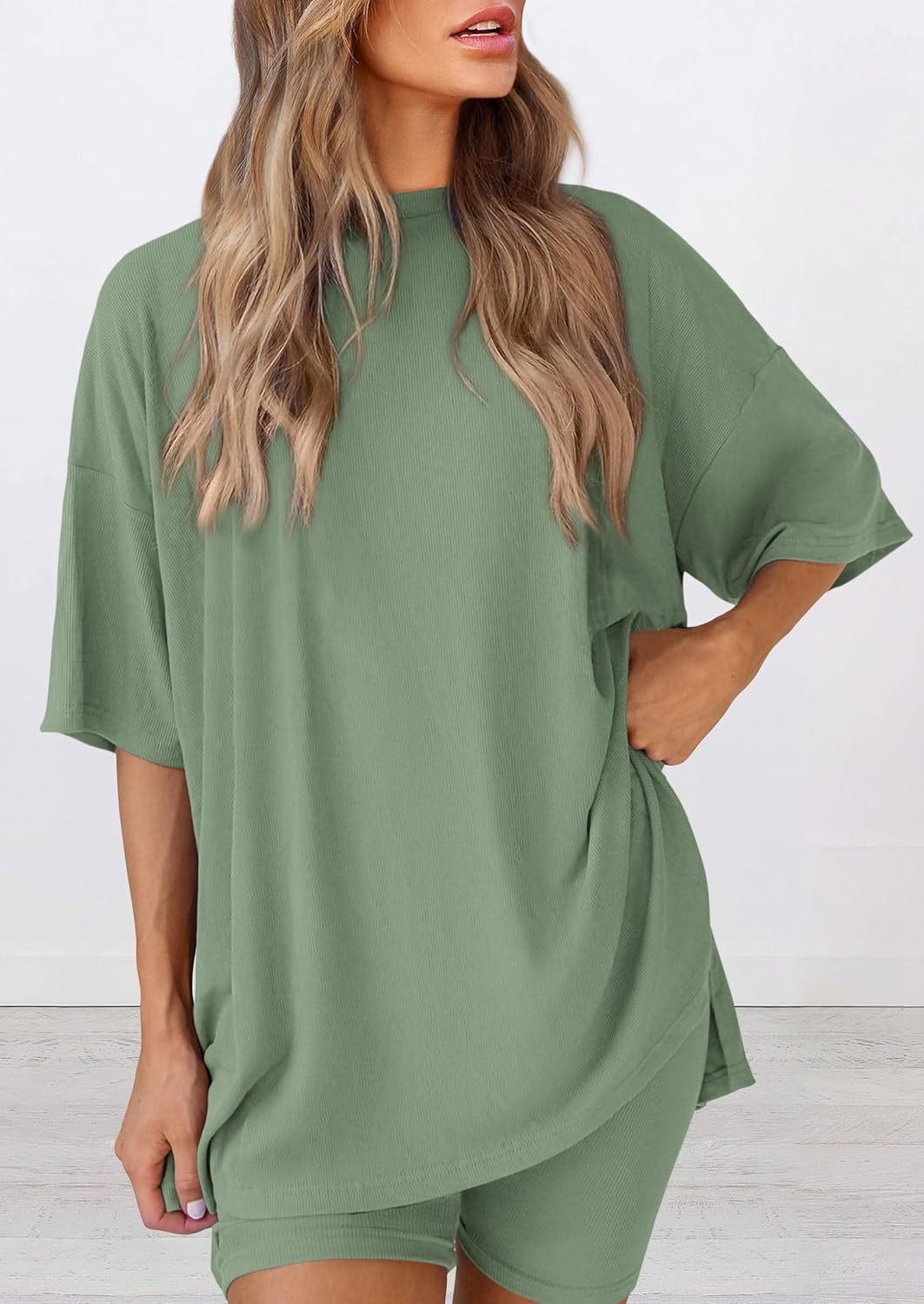 image:imagePRETTYGARDEN Women 2 Piece Lounge Set Airport Travel OutfitBean Green