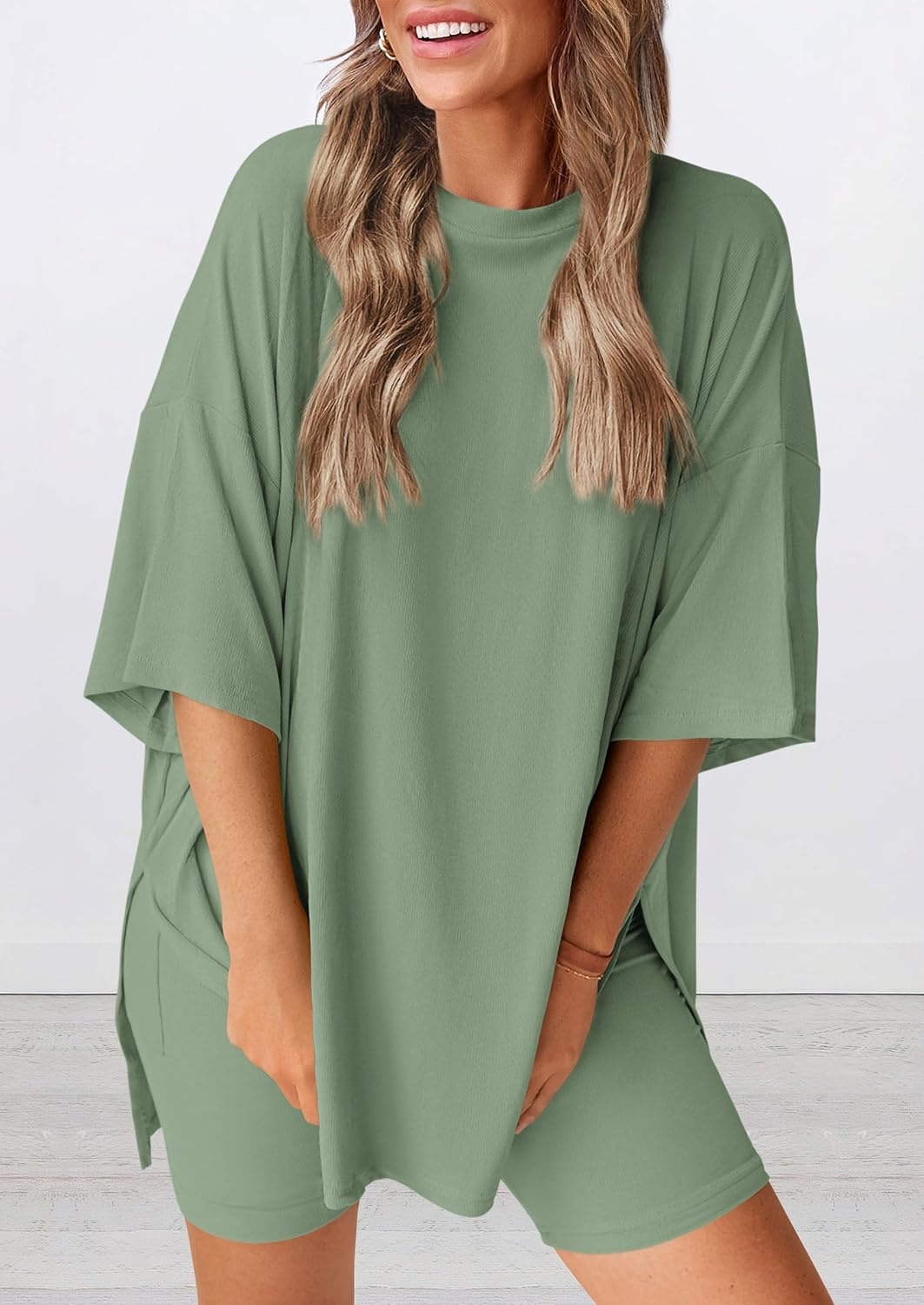 image:imagePRETTYGARDEN Women 2 Piece Lounge Set Airport Travel OutfitBean Green