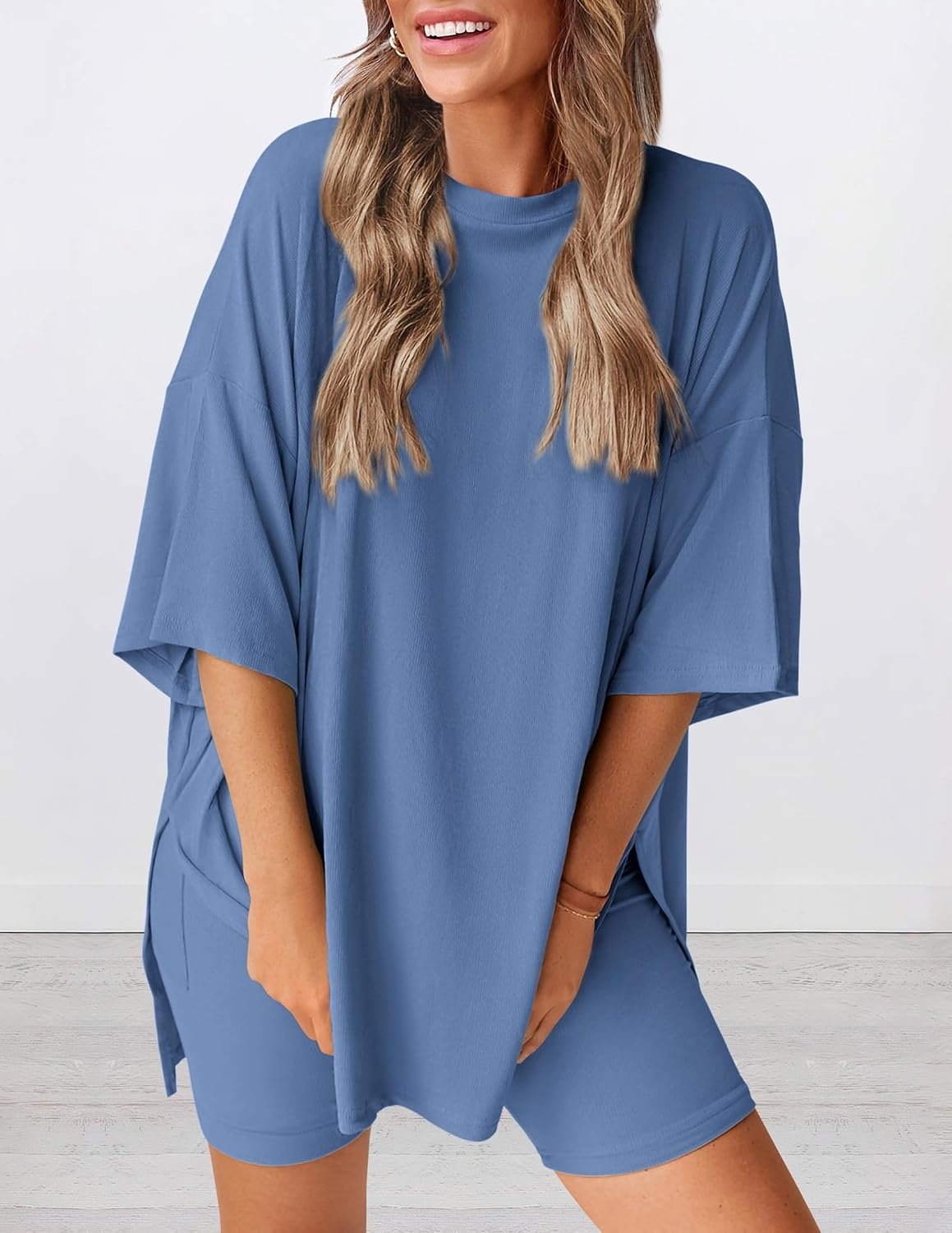 image:imagePRETTYGARDEN Women 2 Piece Lounge Set Airport Travel OutfitBlue