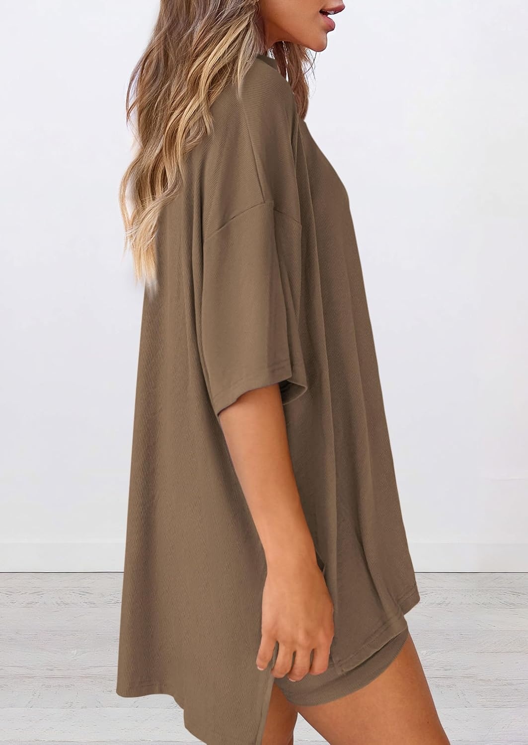 image:imagePRETTYGARDEN Women 2 Piece Lounge Set Airport Travel OutfitDark Khaki