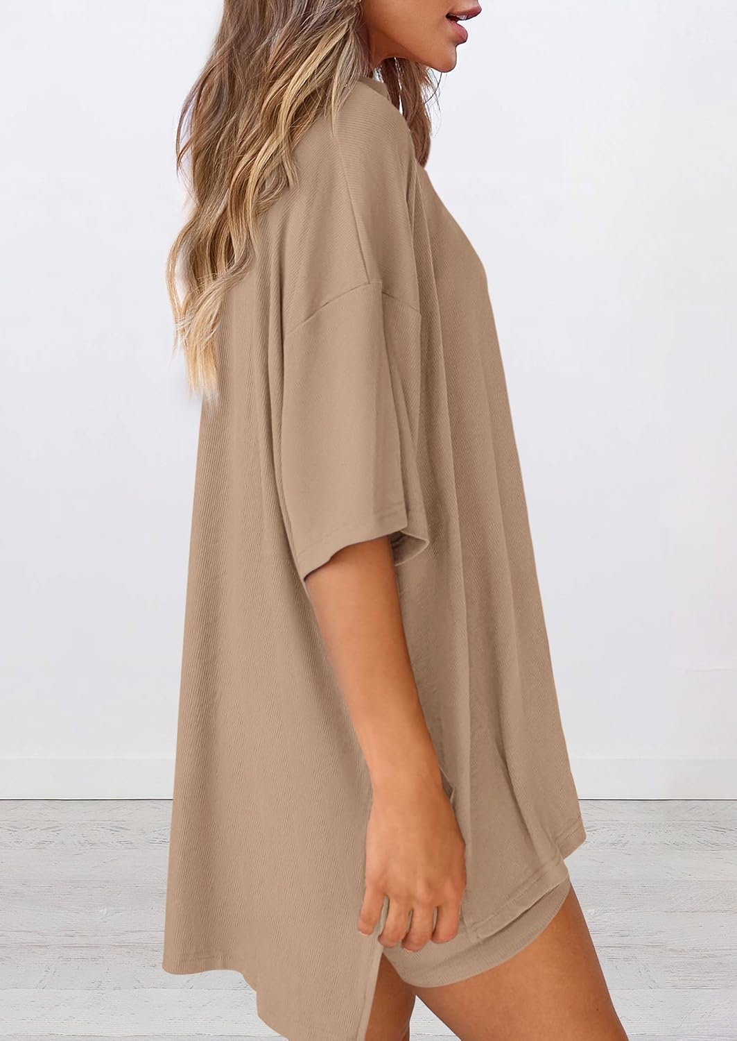image:imagePRETTYGARDEN Women 2 Piece Lounge Set Airport Travel OutfitKhaki