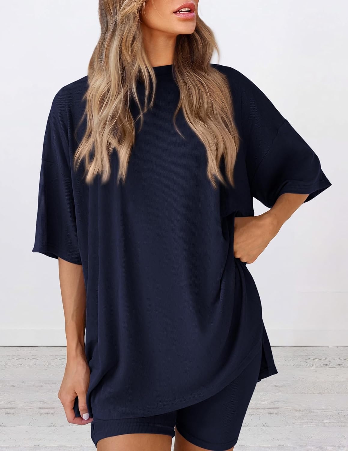 image:imagePRETTYGARDEN Women 2 Piece Lounge Set Airport Travel OutfitNavy